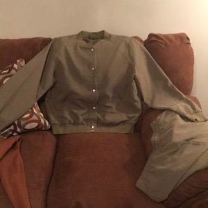 Shinestar 2pc long sleeve jacket and pant set